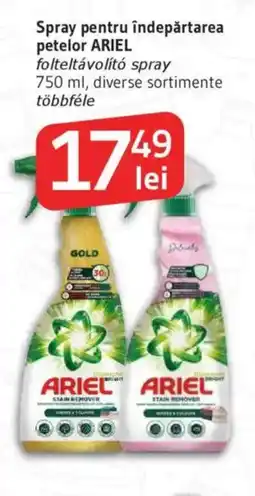Supeco Spray pentru îndepărtarea petelor ARIEL Ofertă