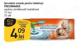 Supeco Şerveţele umede pentru bebeluşi FRESHMAKER Ofertă