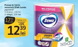 Supeco Prosop de hârtie monorolǎ ZEWA Jumbo Ofertă