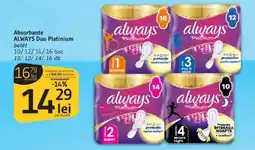 Supeco Absorbante ALWAYS Duo Platinium Ofertă