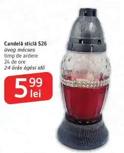 Supeco Candelǎ sticlă S26 Ofertă