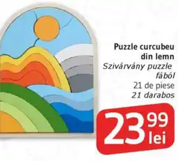 Supeco Puzzle curcubeu din lemn Ofertă