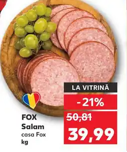 Kaufland FOX Salam Ofertă