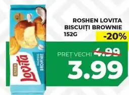 Simos Roshen lovita biscuiti brownie Ofertă