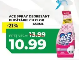 Simos Ace spray degresant bucătărie cu clor Ofertă