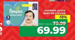 Simos Pampers active baby nr.2/3/4/5/6 Ofertă