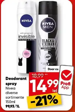 PROFI Deodorant spray Nivea Ofertă