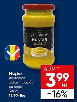 PROFI Mustar Aristocrat dulce/clasic / cu hrean Ofertă