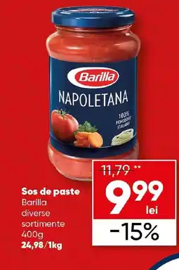 PROFI Sos de paste Barilla Ofertă
