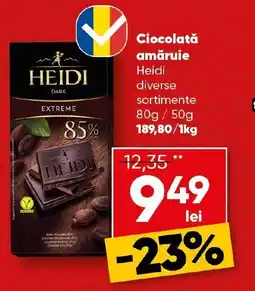 PROFI Ciocolată amăruie Heidi Ofertă