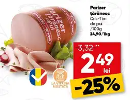 PROFI Parizer ţărănesc Cris-Tim de pui Ofertă