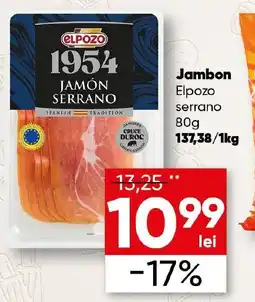PROFI Jambon Elpozo serrano Ofertă