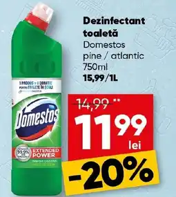 PROFI Dezinfectant toaletă Domestos pine/atlantic Ofertă