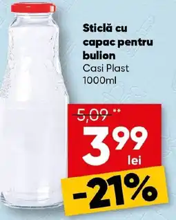 PROFI Sticlă cu capac pentru bulion Casi Plast Ofertă