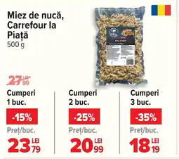 Carrefour Miez de nucă, Carrefour la Piață Ofertă