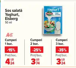 Carrefour Sos salată Yoghurt, Eisberg Ofertă