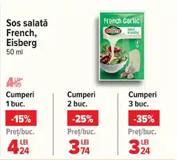 Carrefour Sos salată French, Eisberg Ofertă