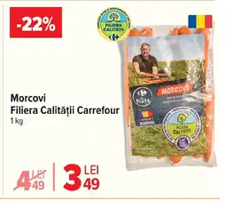 Carrefour Morcovi Filiera Calității Carrefour Ofertă
