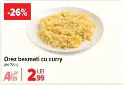 Carrefour Orez basmati cu curry Ofertă