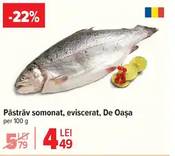 Carrefour Păstrăv somonat, eviscerat, De Oaşa Ofertă