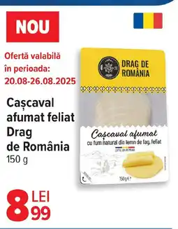 Carrefour Cascaval afumat feliat Drag de România Ofertă