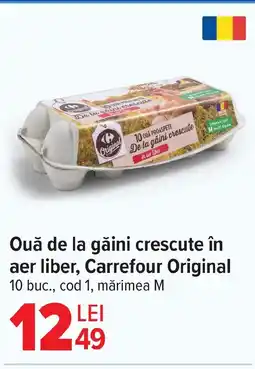 Carrefour Ouă de la găini crescute în aer liber, Carrefour Original Ofertă