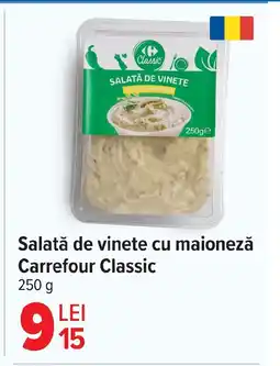 Carrefour Salată de vinete cu maioneză Carrefour Classic Ofertă