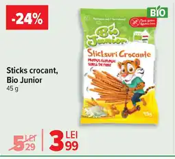 Carrefour Sticks crocant, Bio Junior Ofertă