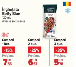 Carrefour îngheţată Betty Blue Ofertă