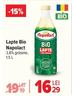 Carrefour Lapte Bio Napolact Ofertă