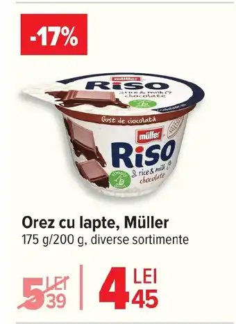 Carrefour Orez cu lapte, Müller Ofertă