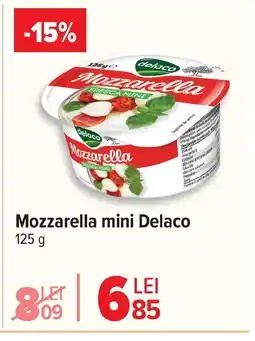 Carrefour Mozzarella mini Delaco Ofertă