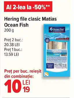 Carrefour Hering file clasic Matias Ocean Fish Ofertă