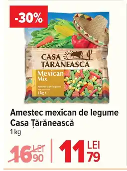 Carrefour Amestec mexican de legume Casa Țărănească Ofertă