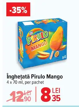 Carrefour înghețată Pirulo Mango Ofertă