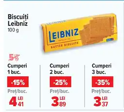 Carrefour Biscuiţi Leibniz Ofertă