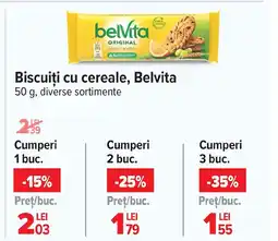 Carrefour Biscuiți cu cereale, Belvita Ofertă