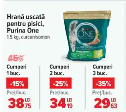 Carrefour Hrană uscată pentru pisici, Purina One Ofertă