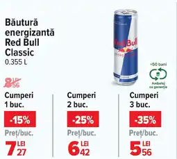 Carrefour Băutură energizantă Red Bull Classic Ofertă