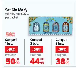 Carrefour Set Gin Malfy Ofertă