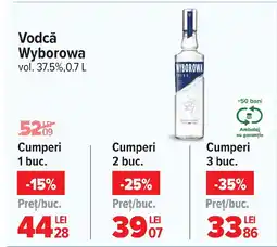 Carrefour Vodcă Wyborowa Ofertă