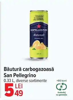 Carrefour Băutură carbogazoasă San Pellegrino Ofertă