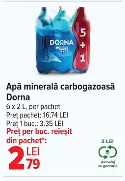 Carrefour Apă minerală carbogazoasă Dorna Ofertă