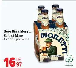 Carrefour Bere Birra Moretti Sale di Mare Ofertă