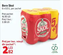 Carrefour Bere Skol Ofertă