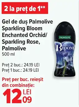 Carrefour Gel de duş Palmolive Sparkling Bloom Enchanted Orchid/ Sparkling Rose, Palmolive Ofertă
