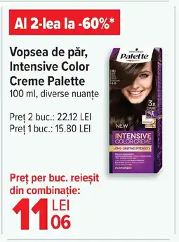 Carrefour Vopsea de păr, Intensive Color Creme Palette Ofertă