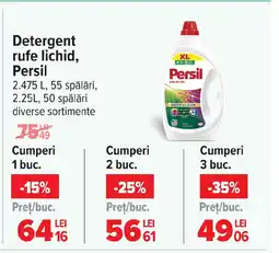 Carrefour Detergent rufe lichid, Persil Ofertă