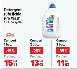 Carrefour Detergent rufe lichid, Pro Wash Ofertă