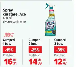 Carrefour Spray curăţare, Ace Ofertă